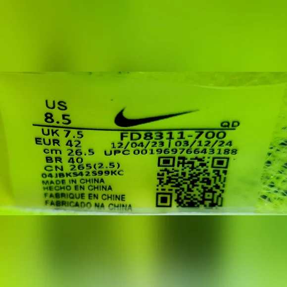 Nike Air Zoom Alphafly Next% 3 "Fast Pack" Shoes Sz 8.5 Men NIB - Picture 9 of 9